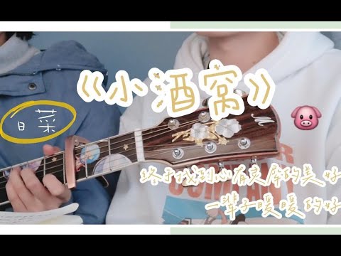 《小酒窝》猪和白菜吉他合唱(●—●)