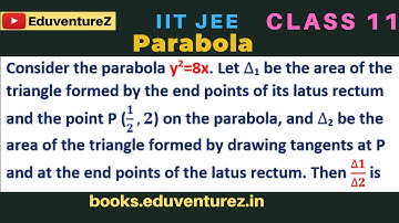 Consider the parabola y2=8x. Let ∆1 be the area of the triangle formed by the end points of its lat