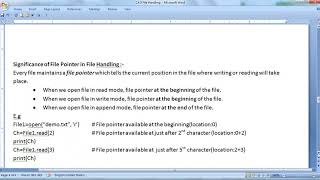 XII, Python, File Handling Part-3