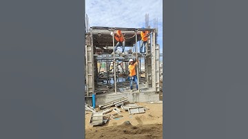 Technical Install aluminium Formwork of bottom beam
