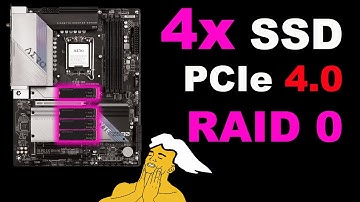 4x SSD in RAID 0 into a motherboard BENCHMARKED !!!!
