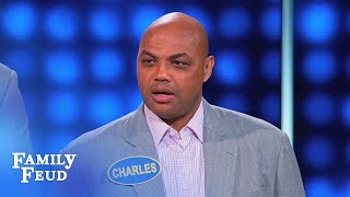 Charles Barkley's CRAZY answer... ain't so crazy? | Celebrity Family Feud