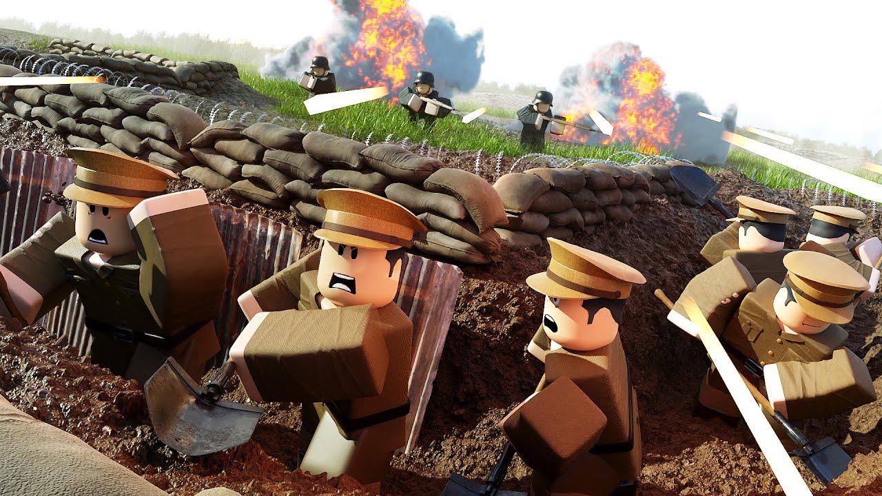 games: Noobs In Combat and Trenches #roblox #fyp #foryou #war