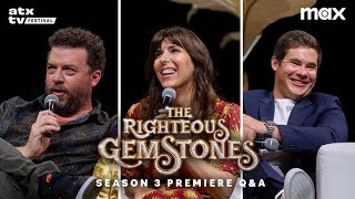 ⁣THE RIGHTEOUS GEMSTONES Season 3 Premiere Q&A | MAX & ATX TV