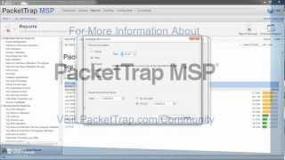 Creating Reports in PacketTrap MSP