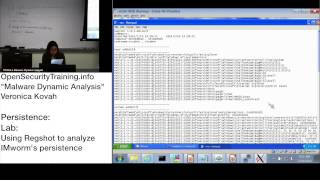 Dynamic Malware Analysis D2P02 Persistence Lab IMworm with Regshot