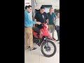 Gabriel Ramírez es el GANADOR de la motocicleta de nuestro concurso Al Día del Padre