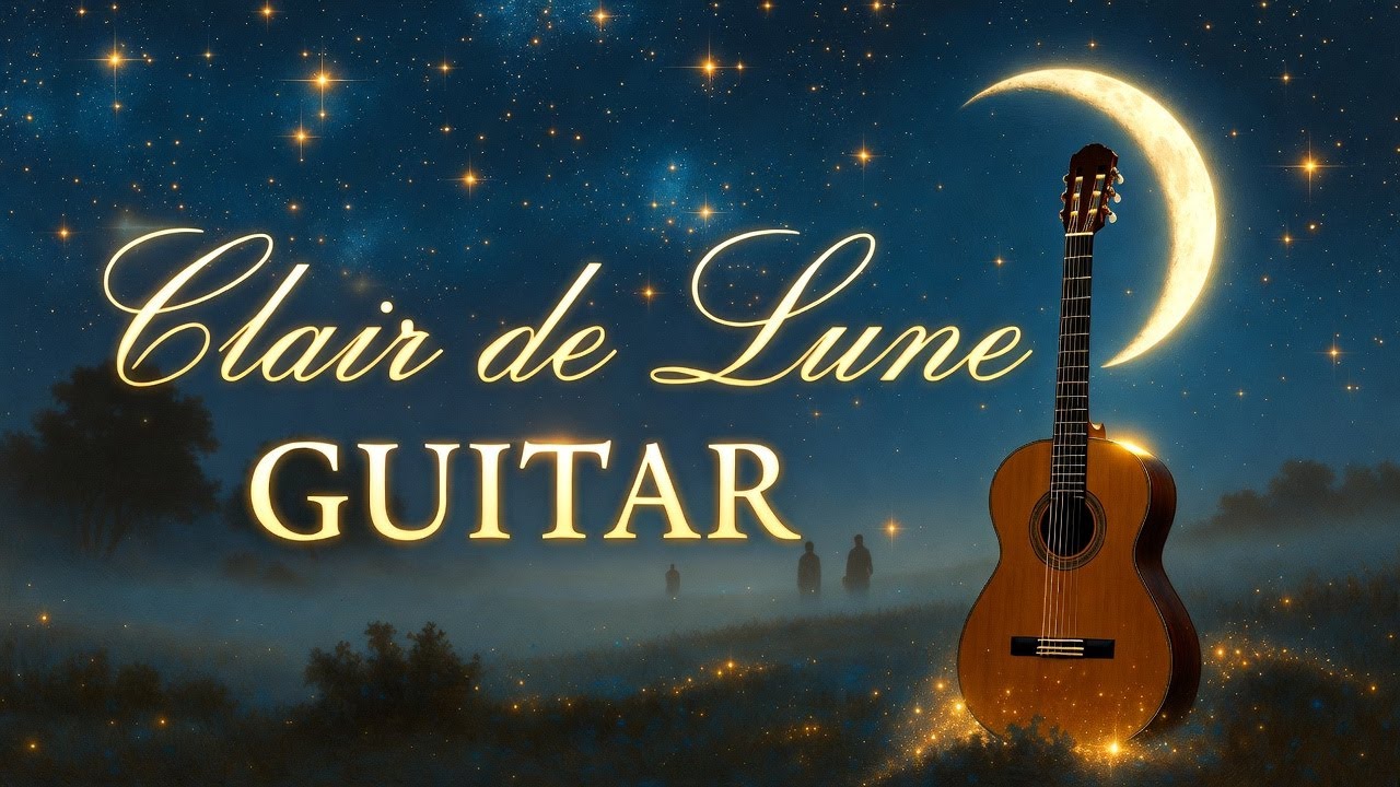 Clair de Lune for Solo Guitar | Millet’s Starry Night | Quiet Contemplation