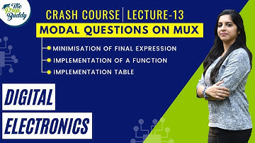 DIGITAL ELECTRONICS (13/20) | Implementation Table in MUX [Easiest Explanation] By Kritika Mittal