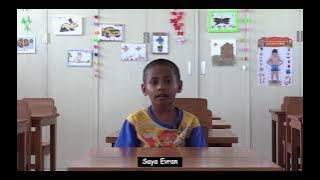 JUARA I Lomba Vlog Anak - Evran - SD Angkasa Jayapura
