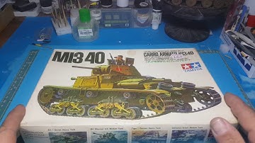 Tamiya 1/35 M13/40 Carro Armato VIDEO #1 unboxing