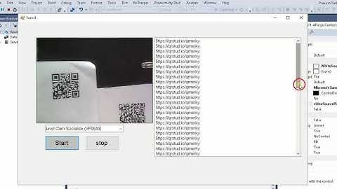 QR Reader Using WebCam Winform C#.Net