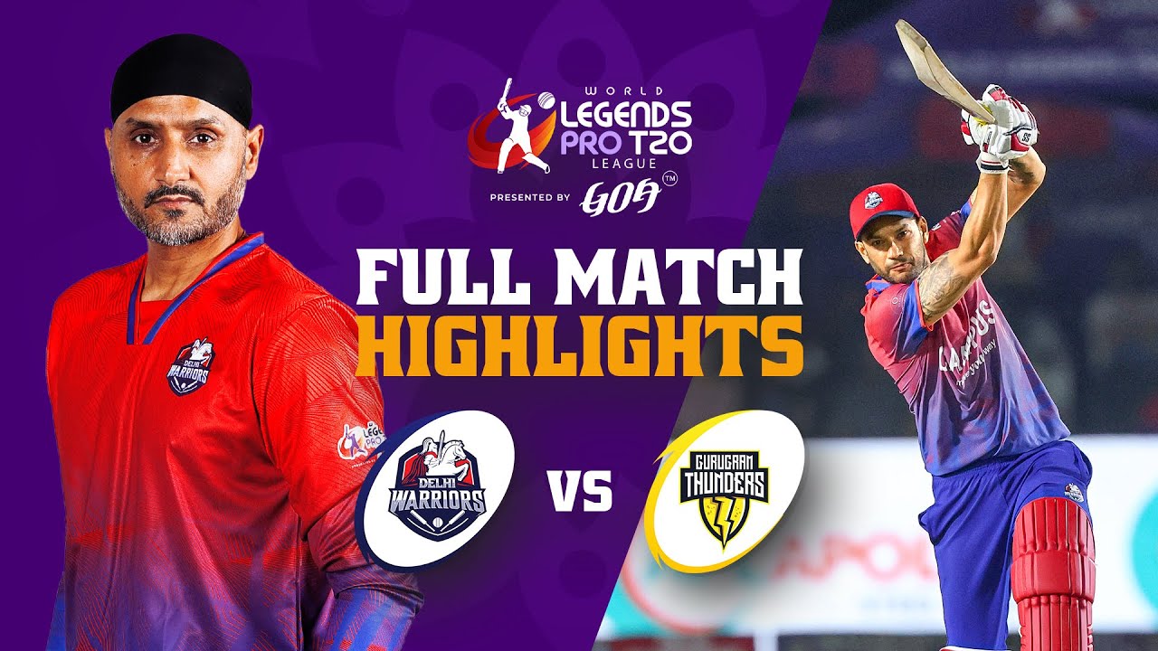 Delhi Warriors против Gurugram Thunders | Обзор 13-го матча | World Legends Pro T20 League 2026
