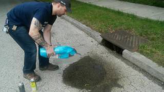How to Remove Dried Automotive Oil Stains on Driveway, Concrete, or Bricks