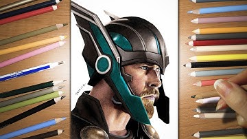 Drawing THOR Ragnarok Chris Hemsworth | Jasmina Susak