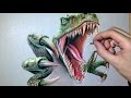 Epic Speed Drawing: T-Rex Jurassic