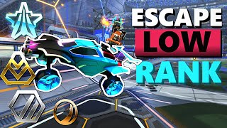 10 SIMPLE Tips to ESCAPE Low Ranks in Rocket League - (Plat/Gold/Silver)