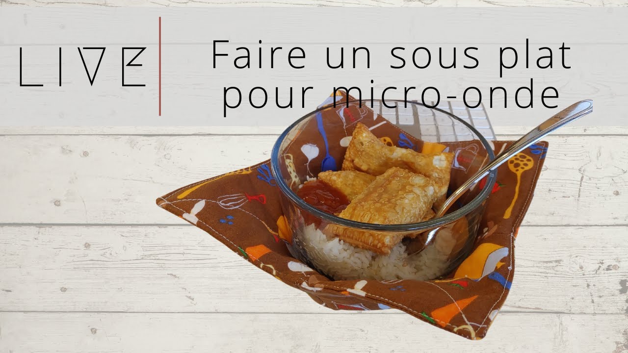 Live  Faire un sous plat pour micro-onde 