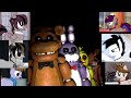 Персонажи играют во Fnaf