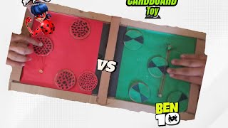 Miraculous LadyBug V/S BenTen Toy Make with Cardboard at Home | MrMaker |