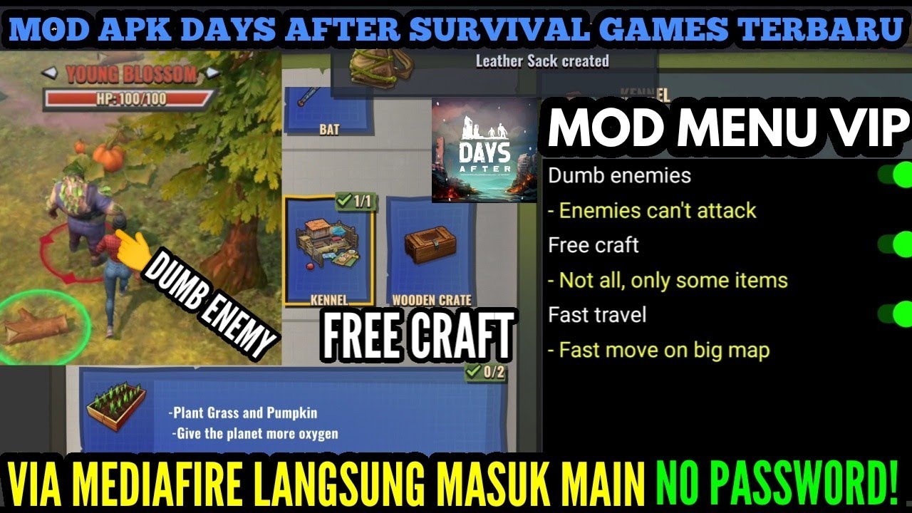 CARA CEPAT DOWNLOAD & INSTALL MOD APK DAYS AFTER SURVIVAL