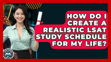 How Do I Create A Realistic LSAT Study Schedule For My Life? - Law School Prep Hub