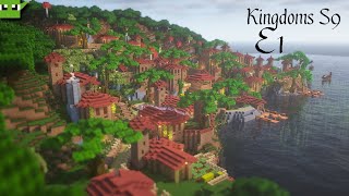 Minecraft Kingdoms S9 : Ancient City Below! E1 - Mudbricks!