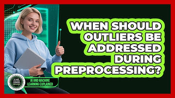 When Should Outliers Be Addressed During Preprocessing?