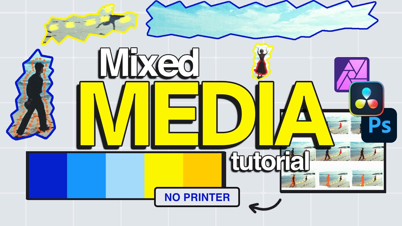 How To Create Mixed Media Animations [Without a Printer] - YouTube