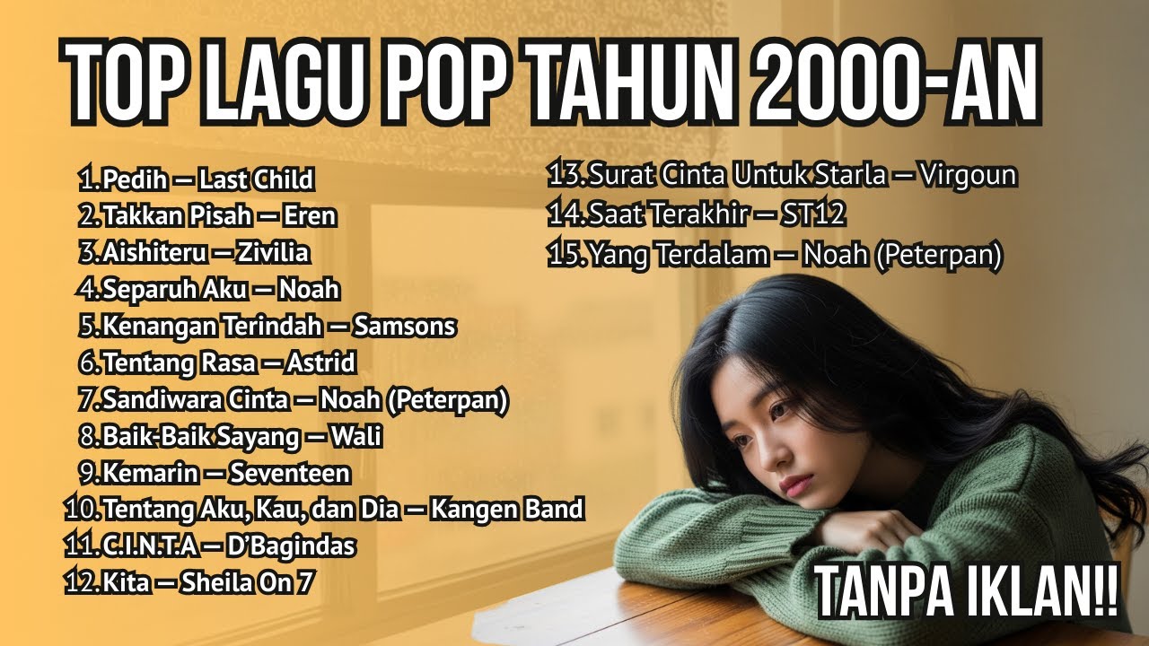 LAGU TERBAIK 2000AN POPULER BIKIN CANDU \\ COCOK BUAT KERJA