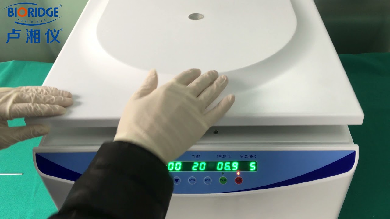 TDL-5M Tabletop High Capacity Refrigerated Centrifuge installation and disassembly