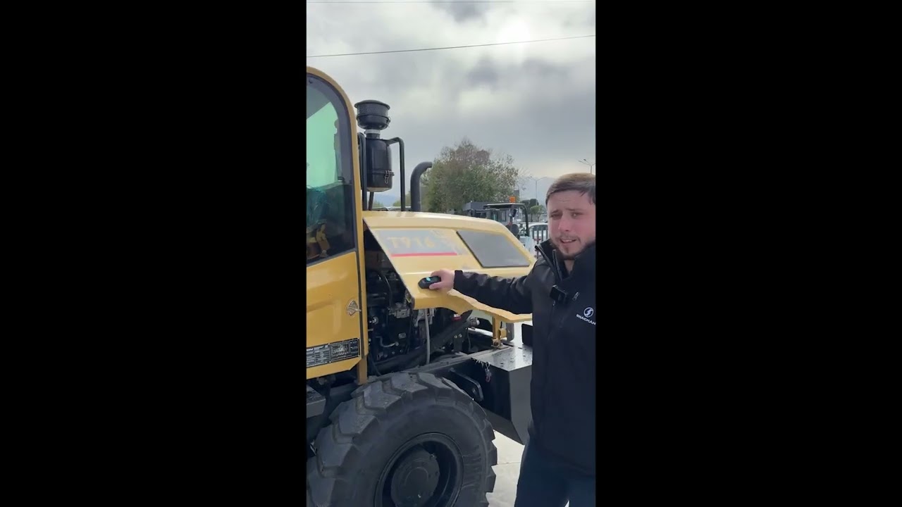 Обзор на мини фронтальный погрузчик HORN T916🔥