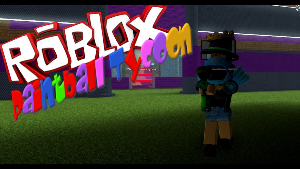Roblox PURPLE IS LIFE! Paintball Tycoon YouTube
