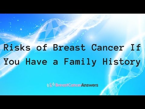 Risks Of Breast Cancer If You Have A Family History