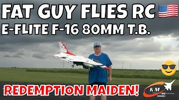 E-FLITE F-16 80MM REDEMPTION MAIDEN  by FGFRC #aviation #rcplane #rc