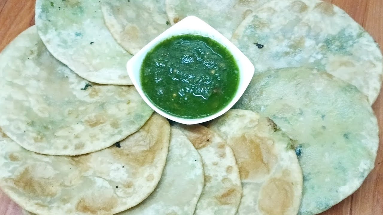  Matar Hing Ki Puri Recipe / Green Peas Hing Poori Recipe / Matar Ki Puri Recipe 