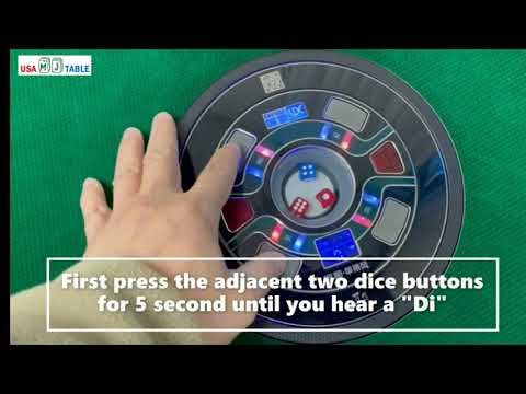 How to set code to reprogram the automatic mahjong table