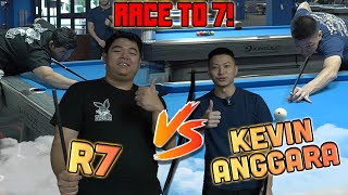 MAIN BILLIARD LAWAN KEVIN ANGGARA SALAH SATU SEPUH YOUTUBER INDO!! SENGIT BANGET?!! #R7 #BILLIARD7