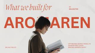 Custom Ecommerce Website for Aromaren | Next.js &amp; Node.js Development by Skliautas