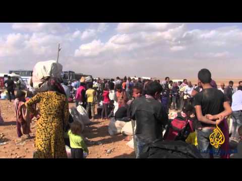 معاناة اللاجئين السوريين بالحدود السورية التركية