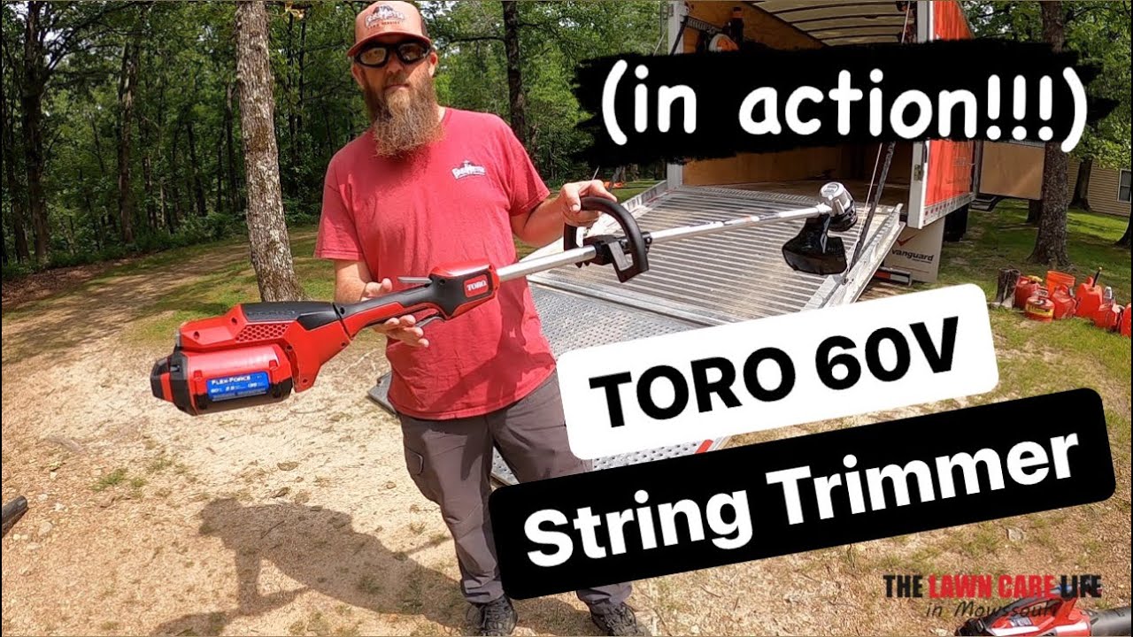 Toro 51830 60V MAX Battery 14/16 In. Brushless String Trimmer w