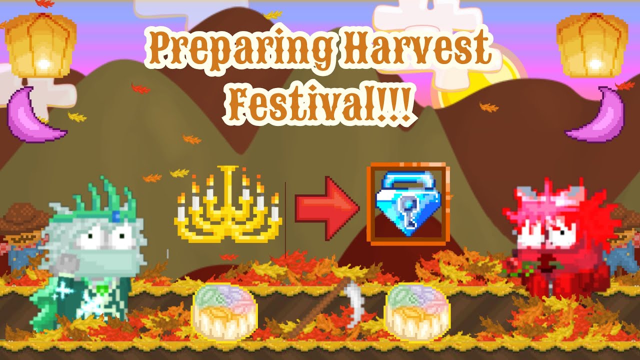 HOW WE PREPARING HARVEST FEST WITH 125DL?!? | GROWTOPIA EVENT