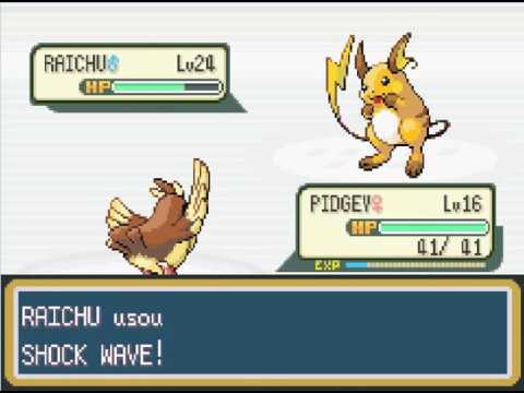 Como obter Raichu, em pokemon Fire Red 