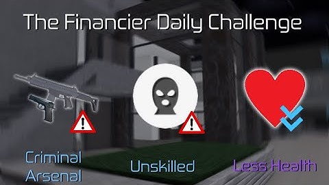 [Entry point]The Financier(Daily Challenge) - 1/9/2021(Legend)