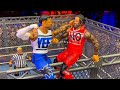 Jey uso vs jimmy uso  steel cage action figure match