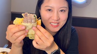 【寻尝姐妹】在天津吃皮皮虾锅贴，每个里面三只皮皮虾，尝尝味道咋样