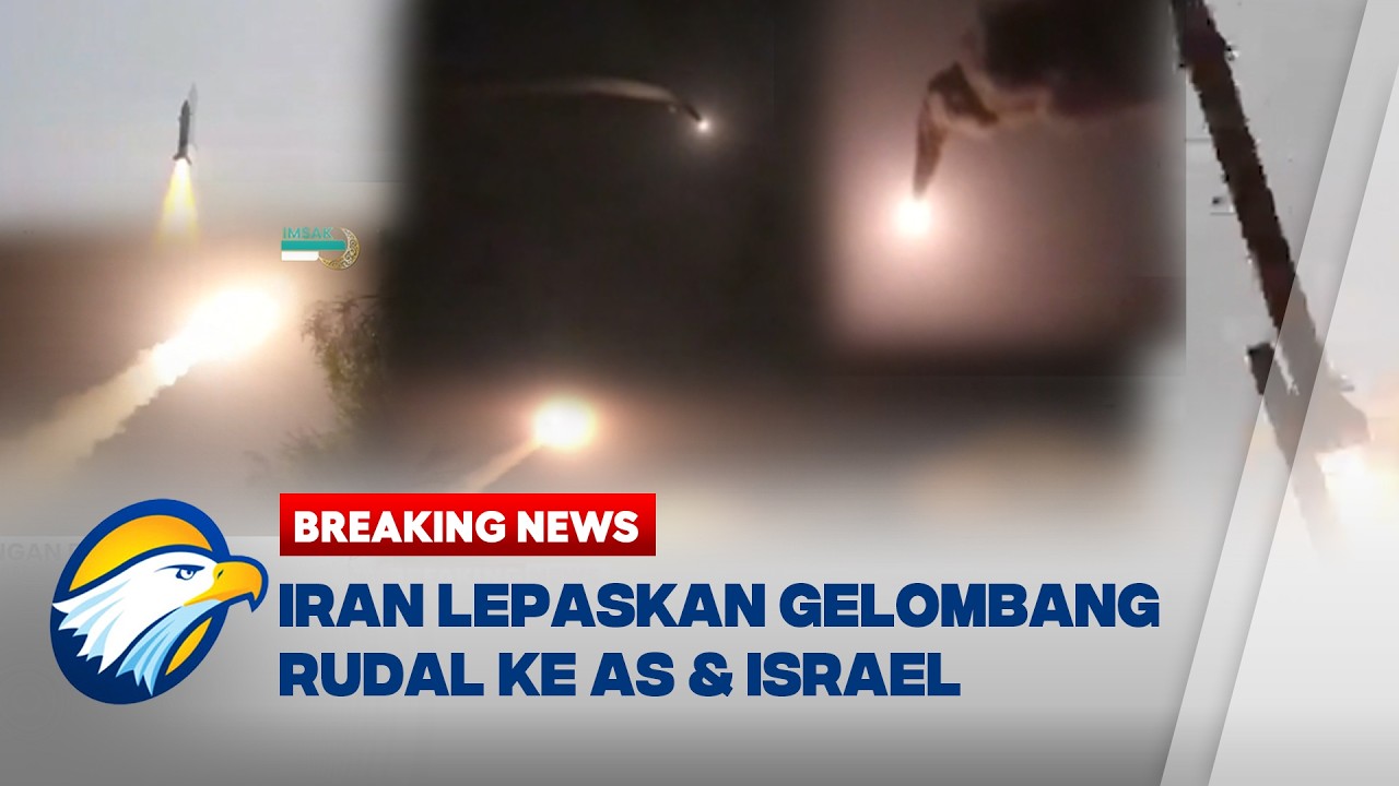 BREAKING NEWS - Iran Serang Balik! Ratusan Rudal Dilepas ke AS & Israel
