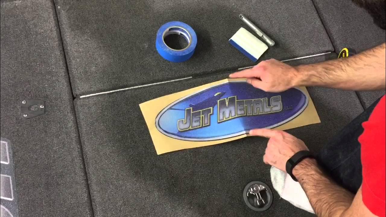 Installing Carpet Graphics on my Bass Boat, How To, DIY