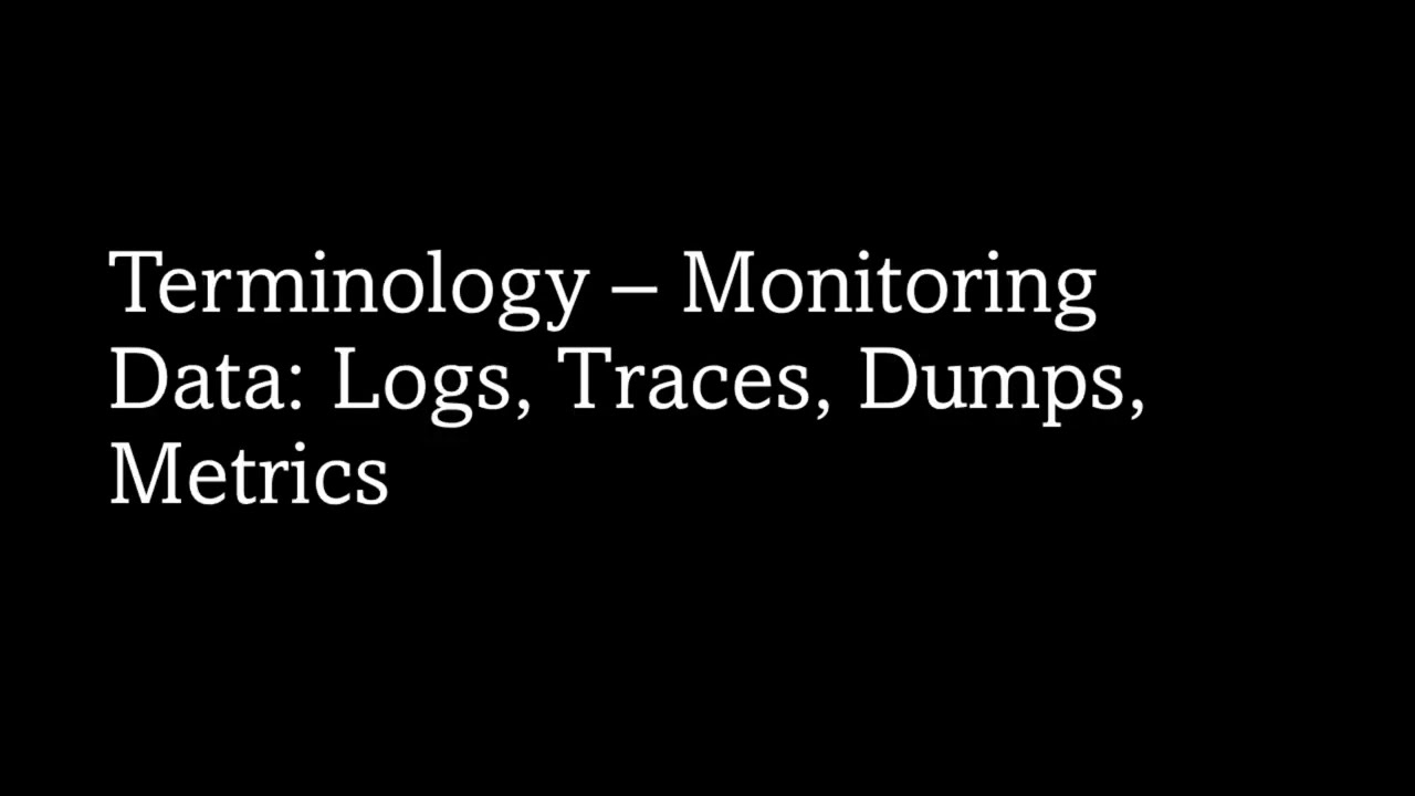 Lecture - SWM 1 - Monitoring Data Types