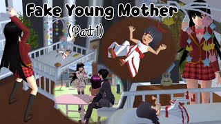 Fake young mother (Part 1) | Sad Story | Sakura School Simulator